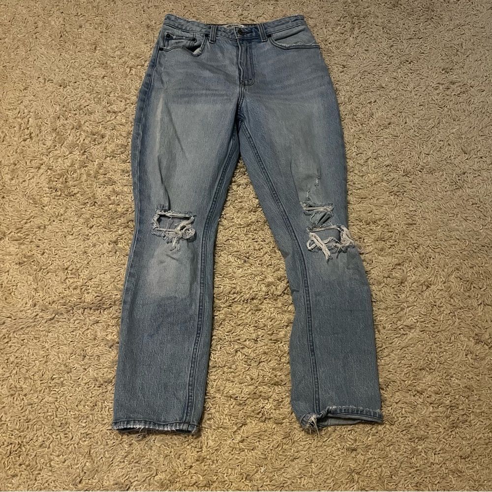Abercrombie & Fitch The Mom High Rise Women’s Curve Love Jeans Size 2R/26